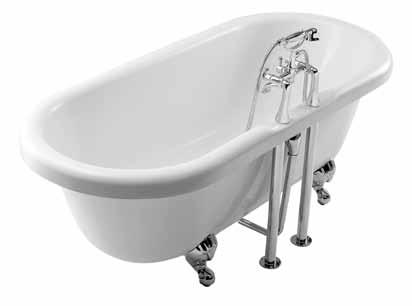 CAPITAL BATHS TRADITIONAL FREE STANDING BATHS LIFETIME GUARANTEE UK MANUFACTURED CHROME CAST METAL FEET ENCAPSULATED BASE BOARD DOUBLE SKIN Traditional Wast Kit Faturs & Bnfits Frstanding Roll Top