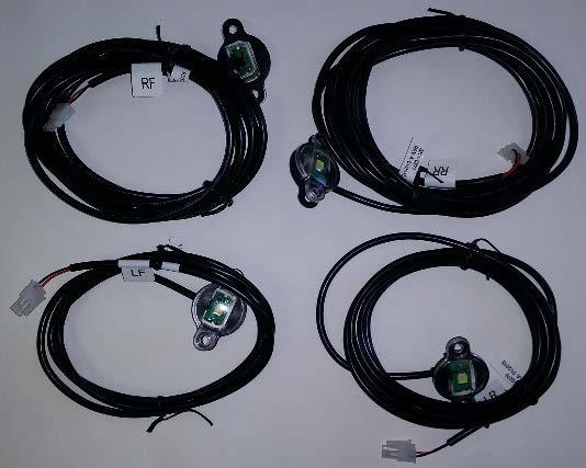 1 Power Harness 00016-00064-01 4. 1 Foot-well Harness 00016-00064-02 5.