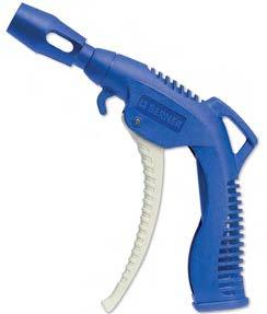 the hand Ideal for hard to reach applications Plastic housing reduces vibration and prevents cold hands