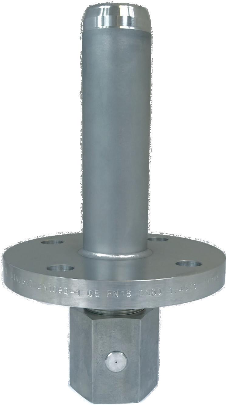 f ti r : FAR51 Insertion adapter with venting element Universal insertion adapter for existing flange nozzles, suitable for high temperature applications Application Process adapter for the microwave