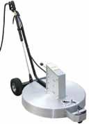 SURFACE CLEANERS enhance cleaning effectiveness CYCLONE: Economy flat surface cleaner uses water-propelled spray bar The Cyclone attaches to a hot- or cold-water-pressure washer (with a minimum