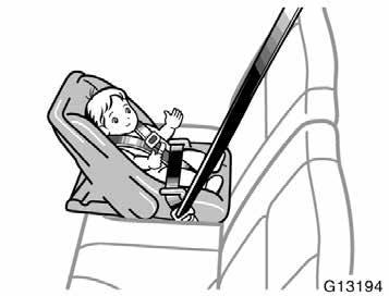 Types of child restraint system Child restraint systems are classified into the following 3 types according to the child s age and size.