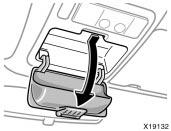 Auxiliary boxes To use the auxiliary boxes, open as shown in the following illustrations.