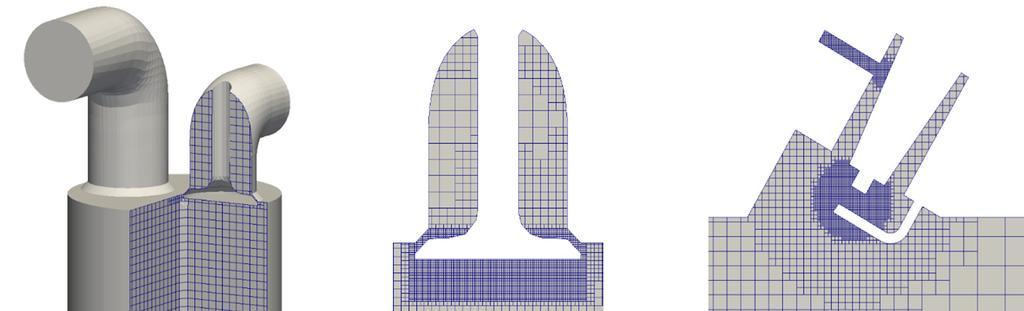 Numerical setup Base mesh: 3 mm Fixed Embedding: o