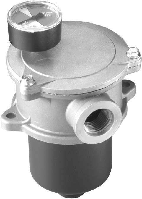 Return Line Filter RTF 1/25 Technical Data Technical Data STAUFF RTF 1/25 series return line filters are designed for in-line hydraulic applications with a maximum operating pressure of.4 bar (5 PSI).