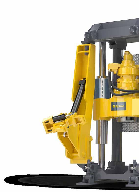Raising the bar in versatility The Robbins 34RH is a low profile, lightweight raise drill rig for holes of smaller diameter.