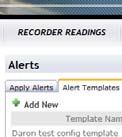 Alerts are configured on a per