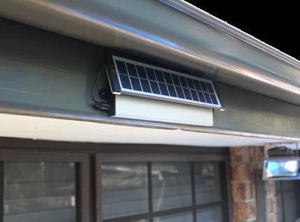 Installation / Setup Mounting Remotely (Gutters, Fascia etc) If the solar panel needs to be positioned away from the Awning so that it can capture the optimum sunlight, there are a few options for