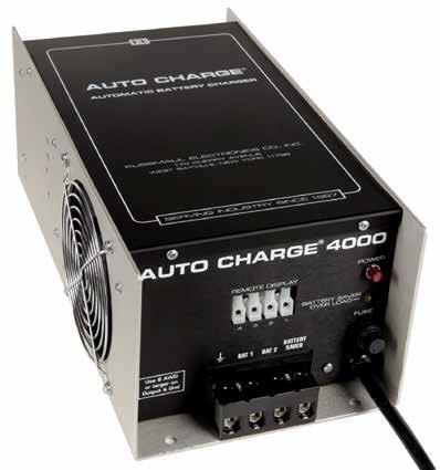 Volt, 50/60 Hz, 8 Amps OUTPUT BATTERY CHARGER: 40