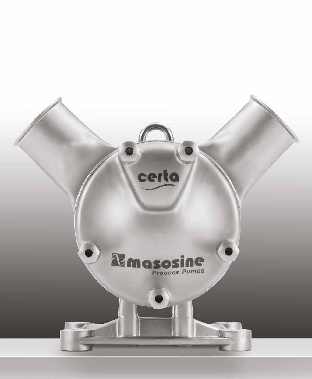 The cleanest pump you will ever need by MasoSine High suction capability to handle viscous fluids EHEDG Type EL - Class 1 Uses up to 5% less power than other pump types Low shear and zero pulsation