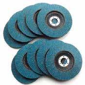 23 1 704021 125 3 22.23 1 704022 180 3 22.23 1 704023 230 3 22.23 1 704024 FLAP WHEELS ECO LINE ABRASIVE CUTTING AND GRINDING WHEELS Application Thickness Arbor Hole 100 3 16.