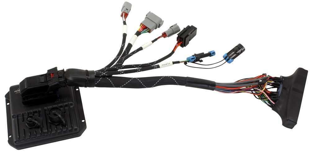 4 INFINITY ADAPTER HARNESS Included with the 2000 2005 Honda S2000 kit is an adapter harness. This is used to make the connection between the AEM EMS and the Honda wiring harness plug and play.