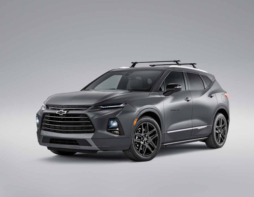 RIGHT SIZE. RIGHT STYLING. RIGHT ACCESSORIES. CHEVROLET ACCESSORIES FOR THE ALL-NEW 2019 BLAZER The All-New 2019 Blazer is sculpted, stylish and versatile inside and out.