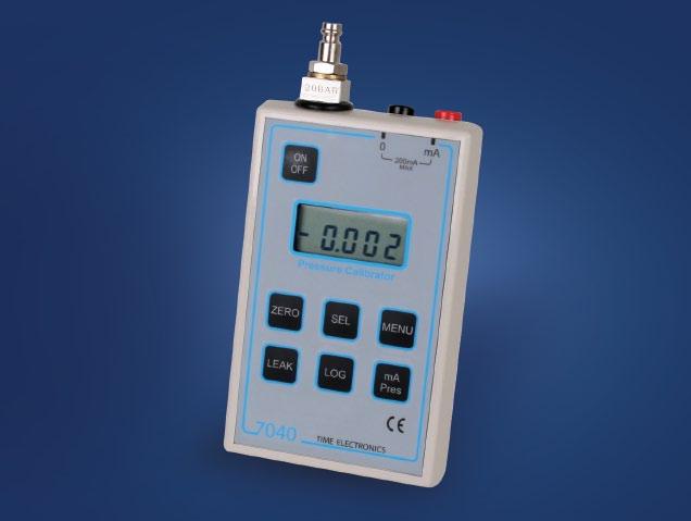 www.timeelectronics.com 7040 Digital Pressure/Current Calibrator A versatile calibrator that combines a digital pressure gauge and current indicator.