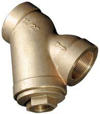 BULLETIN 6-STN-Y STRINERS Bronze Stainless Steel The presence of foreign particles in an automatic valve may seriously affect its dependability.