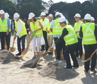 The ground breaking ceremony was held on 23 January 2018 and was attended by the Deputy Chief of Mission, Embassy of Malaysia, Mr.Rizani Irwan alongside the Group's Key Senior Management members.