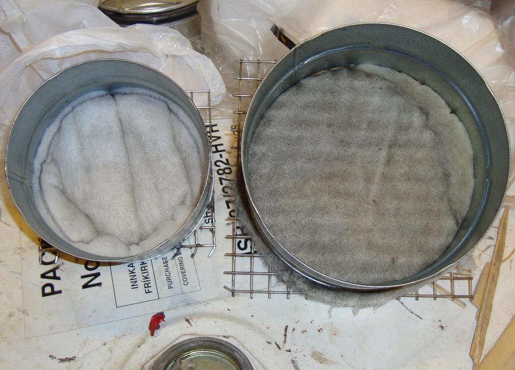 Soot filter after the exhaust gas cleaning process