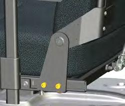 VELA Blues 300 is as standard not approved as a passenger seat during car, bus or train transportation. The chair is not designed to be lifted during transport.