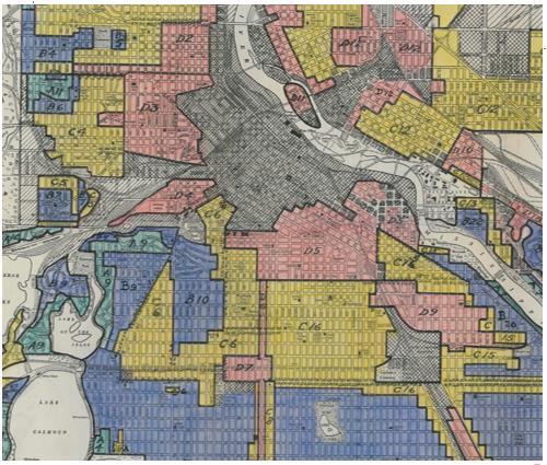 The First 50 Years: Discrimination and Opportunity Redlining practices pre-determined opportunity to create and generate personal wealth 1950s highway land acquisition principles of economy, path of