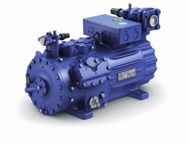 Semi-hermetic GEA Bock 4-6-Cylinder and 6-Cylinder Compressors Compressors Special features