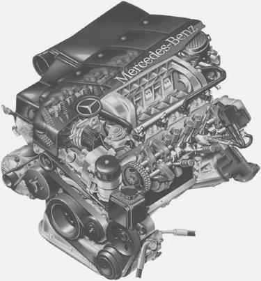 Introduction 3 Figure 1.2 Automobile engine. (Courtesy Mercedes-Benz Photo Library.) almost exclusively on piston engines.
