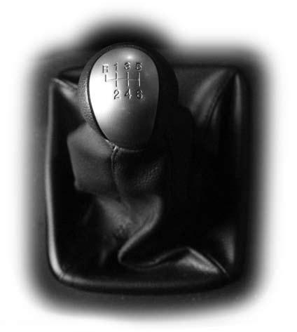 SHIFT LEVER IN MANUAL Transmission (-speed) The manual transmission in your vehicle has forward gears and 1 reverse gear. To change gears, fully depress the clutch pedal.