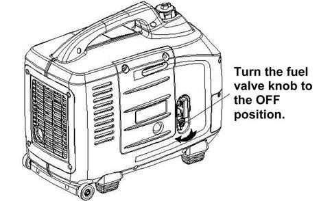 13 2. Turn the engine switch to the OFF position 3. Turn the cap lever fully counter clockwise to the "OFF" position.