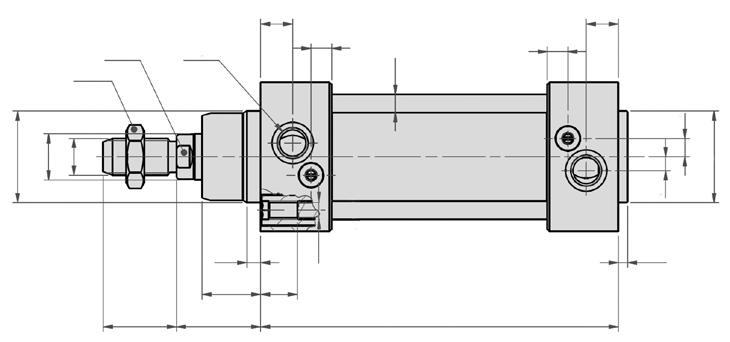 Cylinders > piston rod cylinders > ISO 15552, double acting Technical data Model-no.: XM-032-... XM-040-... XM-050-... XM-063-... XM-080-... XM-100-... XM-125-.
