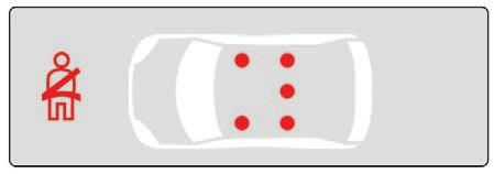 Safety Unfastening F Press the red button on the buckle. F Guide the seat belt as it is reeled in. Rear seat belts Unfastening F Press the red button on the buckle.