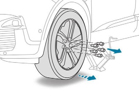 under the contact area on the vehicle. Otherwise, there is a risk of damage to the vehicle and/or of the jack dropping Risk of injury!
