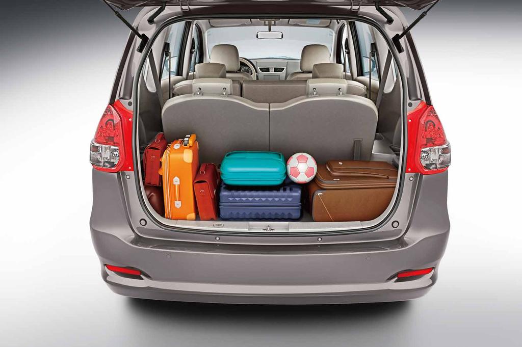 options with passenger and luggage combinations for greater versatility.