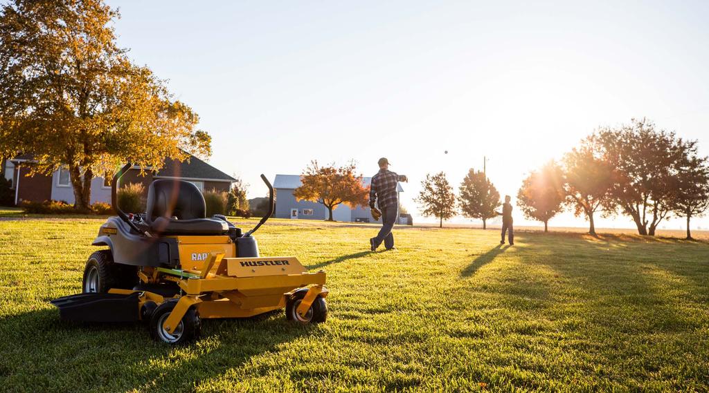 RESIDENTIAL MOWERS MAKE TIME TO DO THE THINGS YOU LOVE Don t waste time with obstacles in your yard.