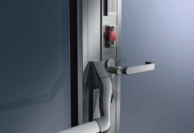 Steel Security Systems Schüco Jansen Steel systems 7 Emergency exit doors acoording to EN 1125 / EN 179 To meet the requirements of EN 179 and in particular DIN 1125, Schüco supplies a fully