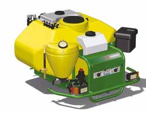 It incorporates an electric high capacity diaphragm pump with filter and agitation.