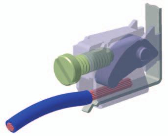 TO clamp connection socket connectors BLAT BLAT itch 5.08 The Weidmueller TO termination method is a screw clamp connection that simplifies field wiring work. even in the most restricted spaces.