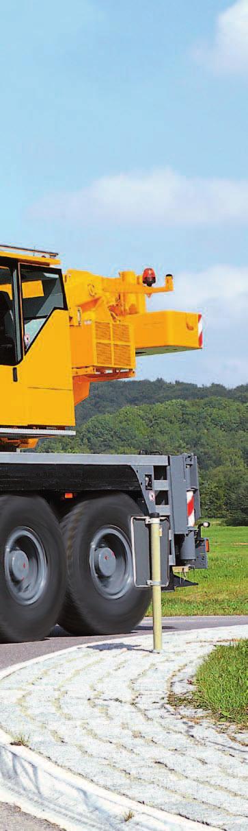 Most modern chassis and drive technology High mobility and efficiency A high performance 6-cylinder Liebherr turbo