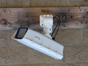 Prepare wiring before installation of this housing mount, allowing strong backing material to