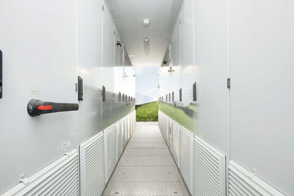 ABB central inverters PVS800 100 to 1000 kw High total performance High efficiency Low auxiliary power consumption Efficient maximum power point tracking Long and reliable service life of at least 20