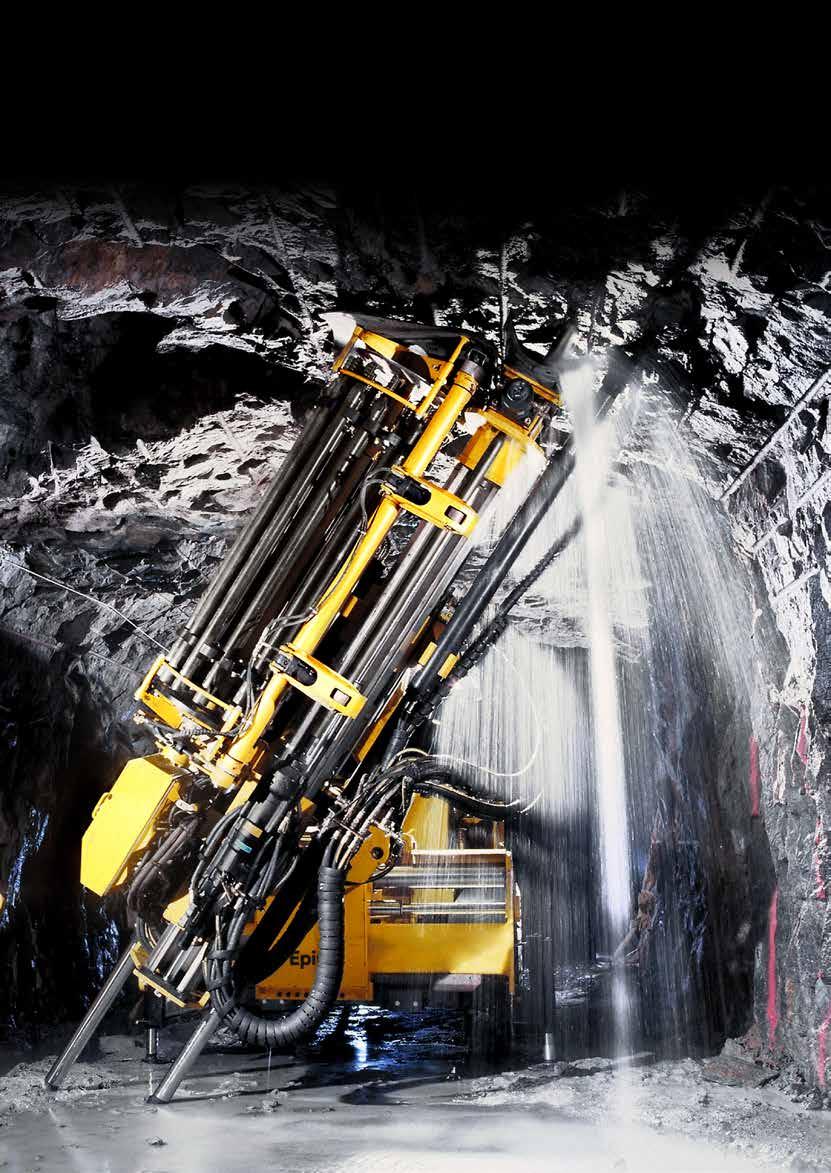 Simba M4 Hydraulic production drill rig for long-hole mining