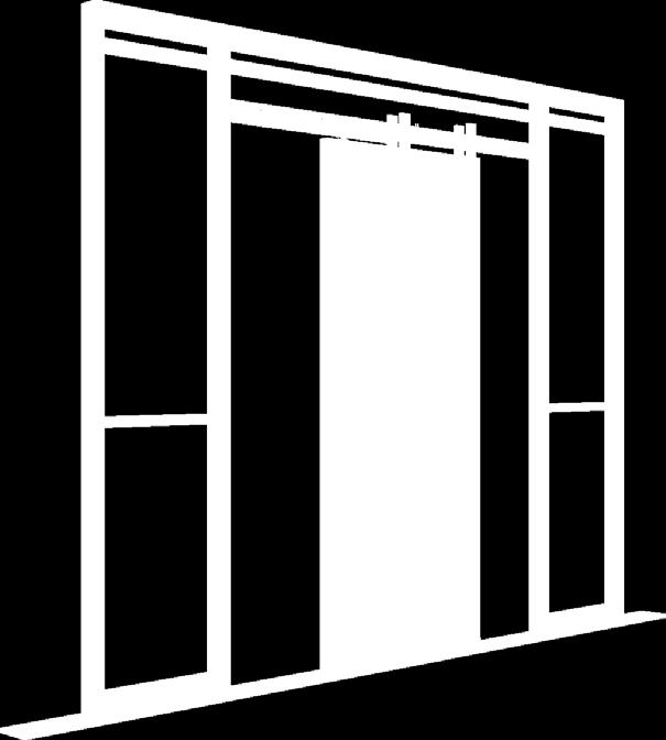 THIS INSTRUCTION SHEET IS SUITABLE FOR DOORS 26 in [660 mm] TO 48 in [1219 mm] WIDE AND 80 in [2032 mm] TO 96 in, 2455 mm HIGH FOR NARROWER DOORS, PLEASE REFER TO THE TYPE CC-NRW