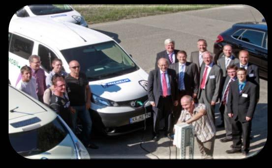 Cross-Border Electromobility Rhein Mobil Project Outlook Until the end of 2013 a total of six vehicles are to be on the road Installation of fast charging stations end of 2013 / beginning