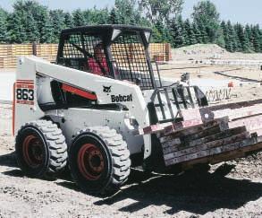 If you re looking for a loader with muscle and maneuverability, the 863 s