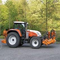 particular when working in alleys and under crash barriers. The MKF 600 has a compact transport position.
