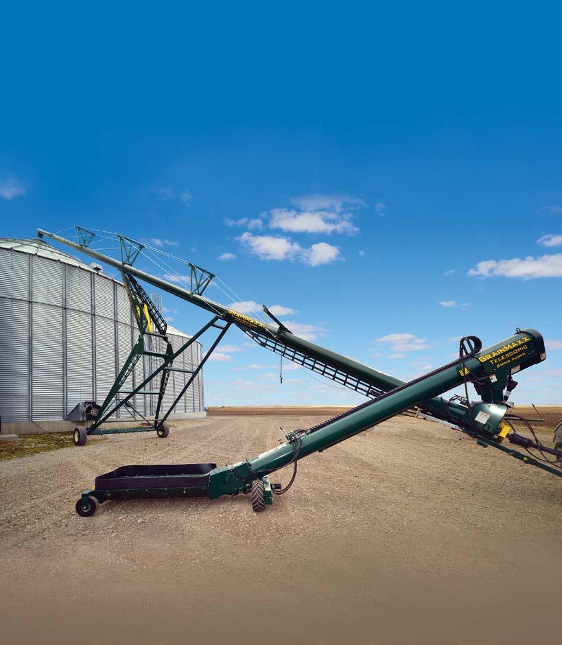 4000/5000/6000/ 7000 Series SERIES TELESCOPIC & SWING AWAY GRAIN AUGERS Take the "hard" out of the hard work with GrainMaxx