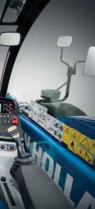 LM STANDARD CAB AND CONTROLS In the cab of LM Standard handlers,