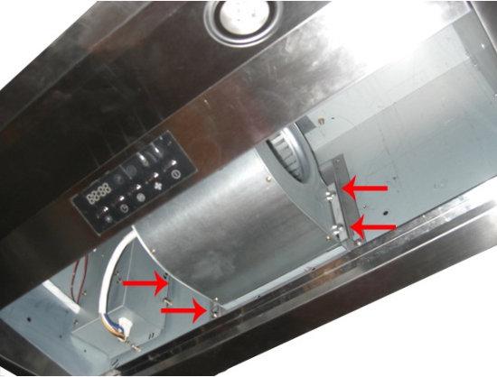 Wiring to Power Supply SAFETY WARNING RISK OF ELECTRICAL SHOCK. THIS RANGE HOOD MUST BE PROPERLY GROUNDED.