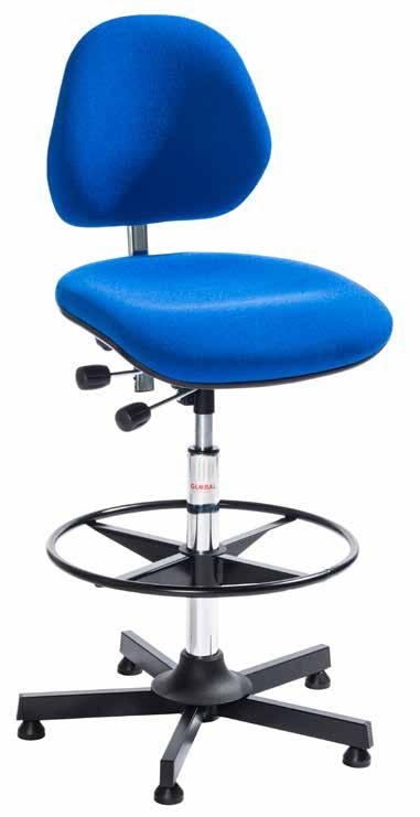 aktiv AKTIV chair, fabric Practical and comfortable chair, with upholstered seat and backrest in synthetic leather. Soft and comfortable to sit on and very easy to clean.