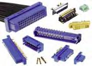 Terminations: Crimp and panel mount, straight solder, right angle (90 ) solder, straight compliant press-in and right angle (90 )