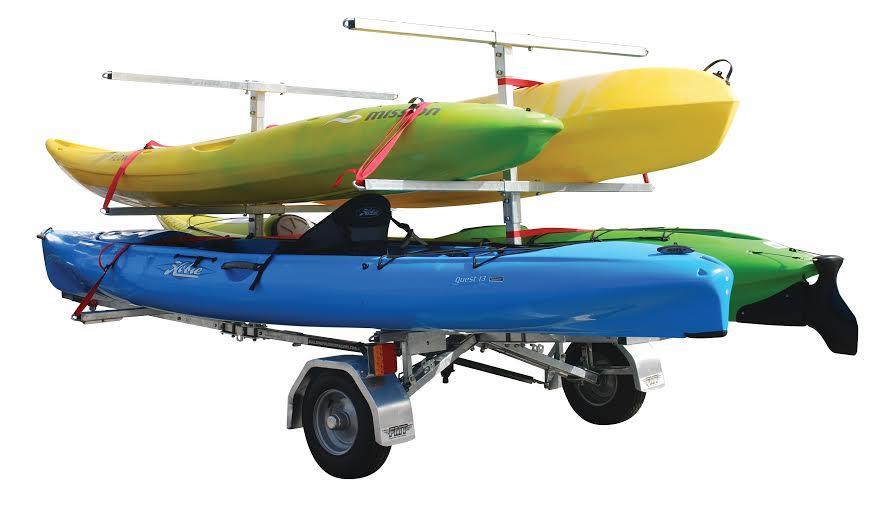 2a. Kayak Carry Tree set up Can carry up to 6 kayak s at one time This set up requires: 1 x Folding Naked Frame AUSB-08 1 x 1.