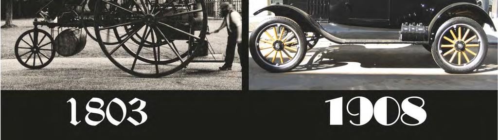 It wasn t until 1908 that Henry Ford produced the Model T and that s when the average person